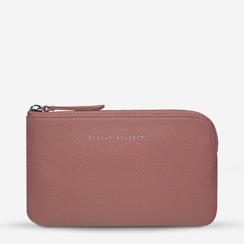 STATUS ANXIETY Smoke and Mirrors Dusty Rose Wallet