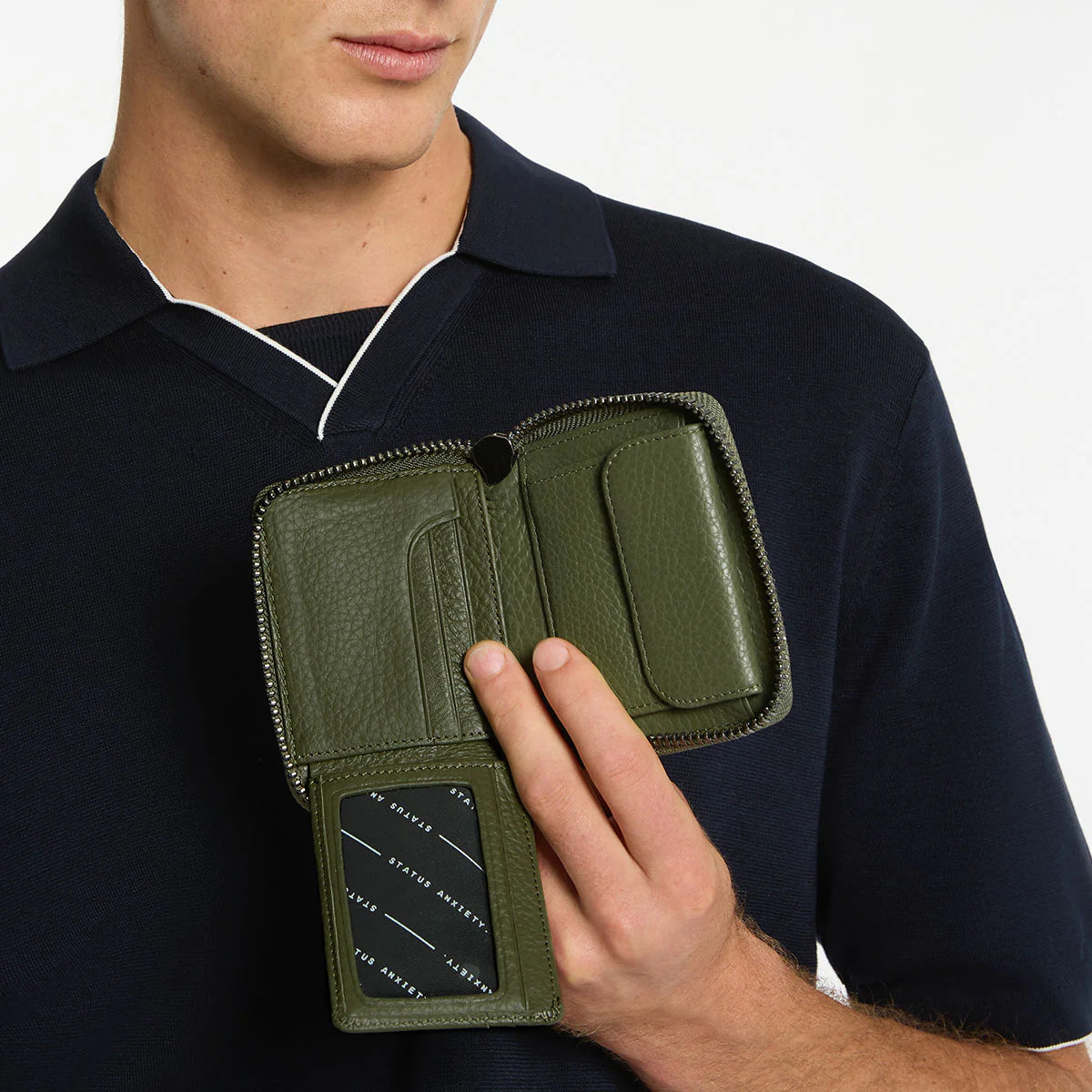 STATUS ANXIETY Wayward Wallet khaki
