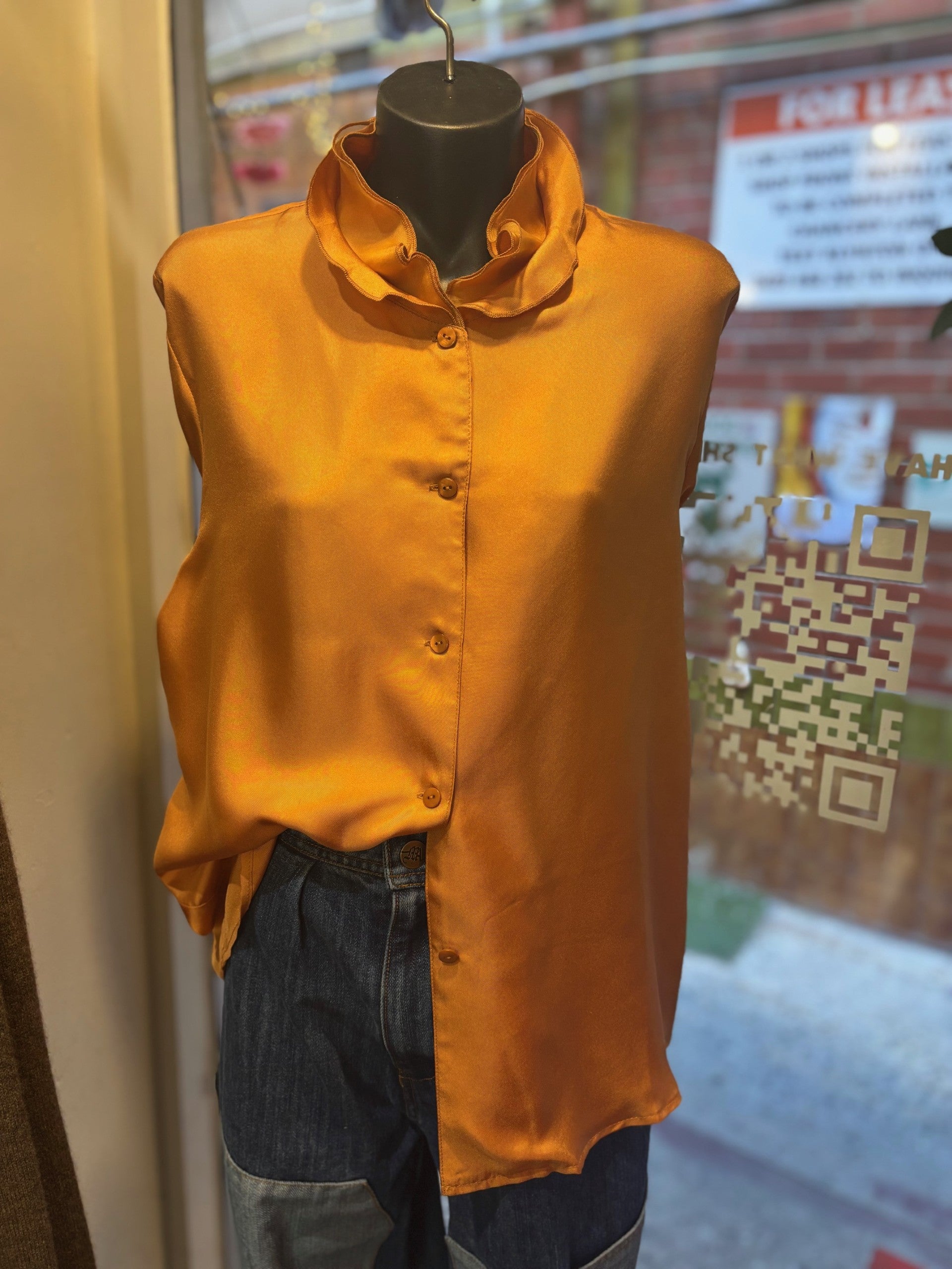 M.A Dainty Patsy Blouse butternut