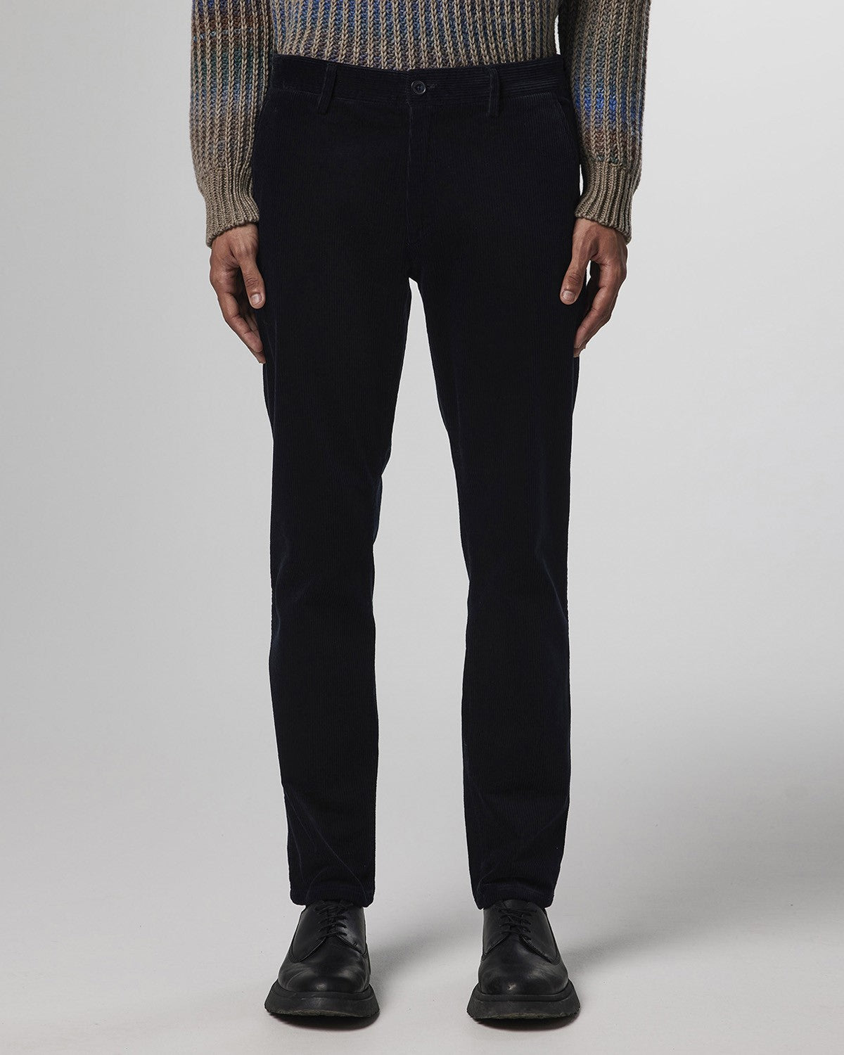 NN07 Karl Cord Trouser navy blue