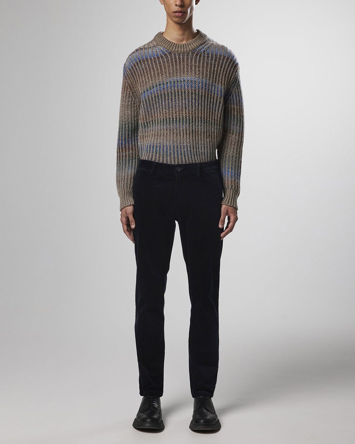 NN07 Karl Cord Trouser navy blue