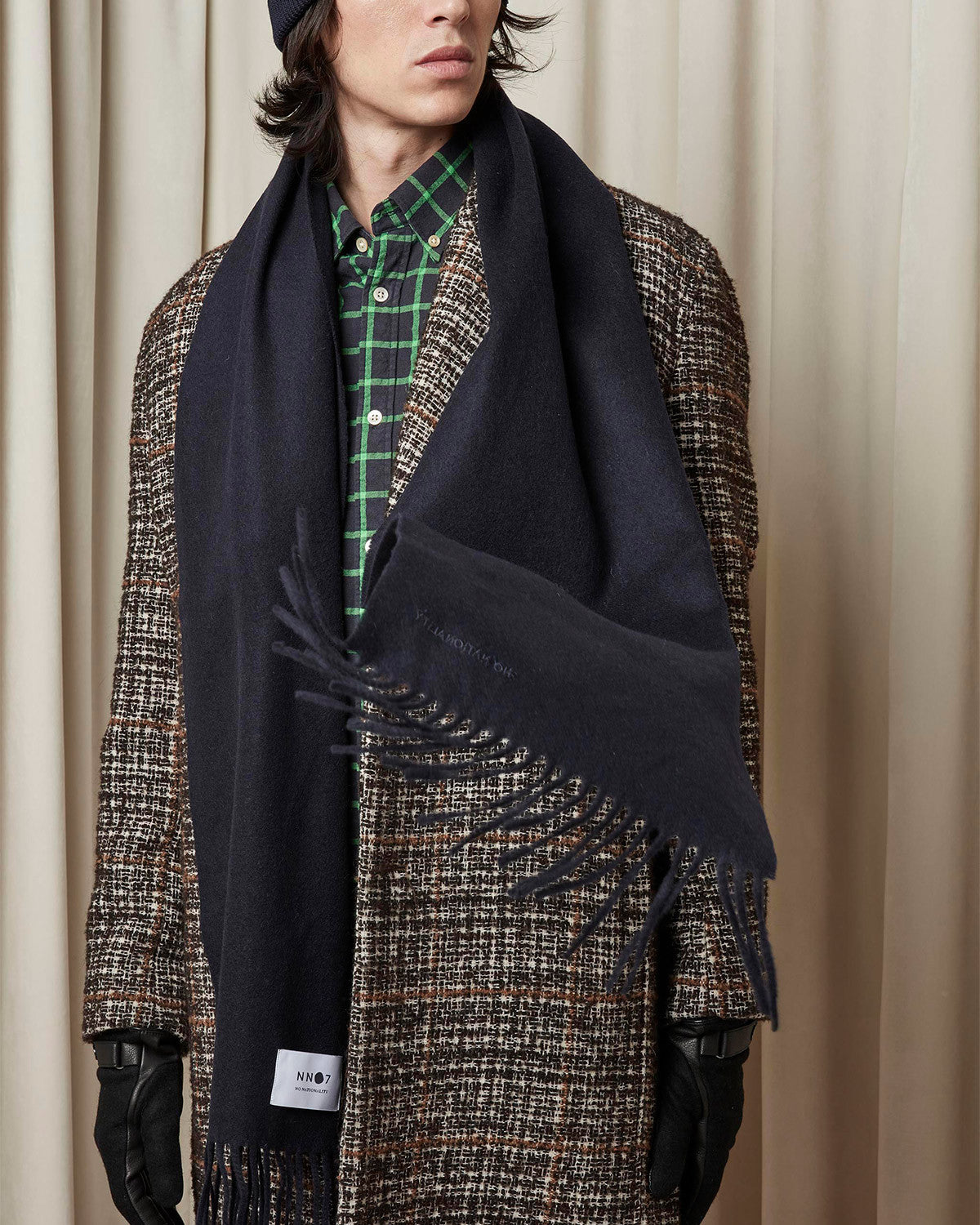 NN07 Scarf One navy blue