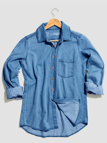 IRVING & POWELL Franklin Denim Shirt true blue wash