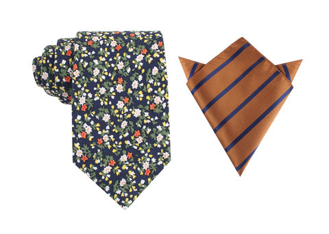 OTAA Anemone Floral Tie set