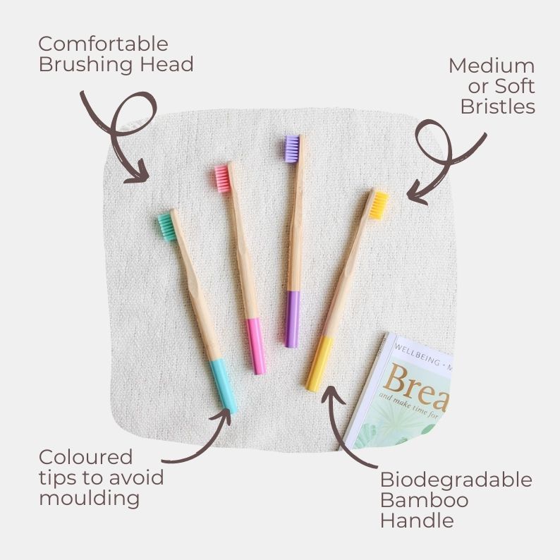 ECO SHOP CO Bamboo Toothbrush medium bristles