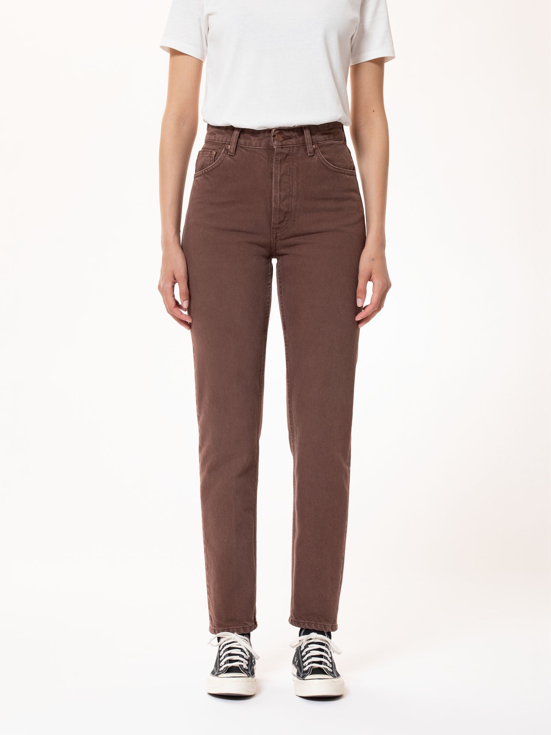 NUDIE JEANS Breezy Britt washed cinnamon