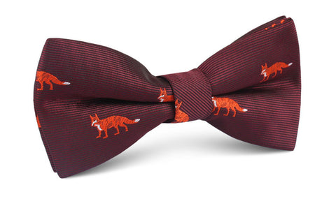 OTAA Burgundy Fox Bow Tie Set