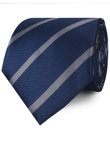 OTAA Charcoal Grey Striped Tie Set
