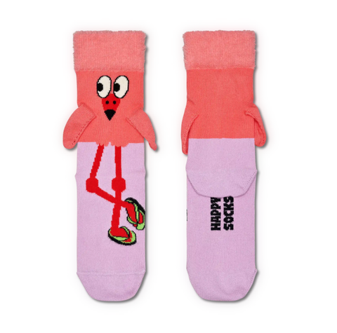 HAPPY SOCKS Fluffy Flamingo Socks
