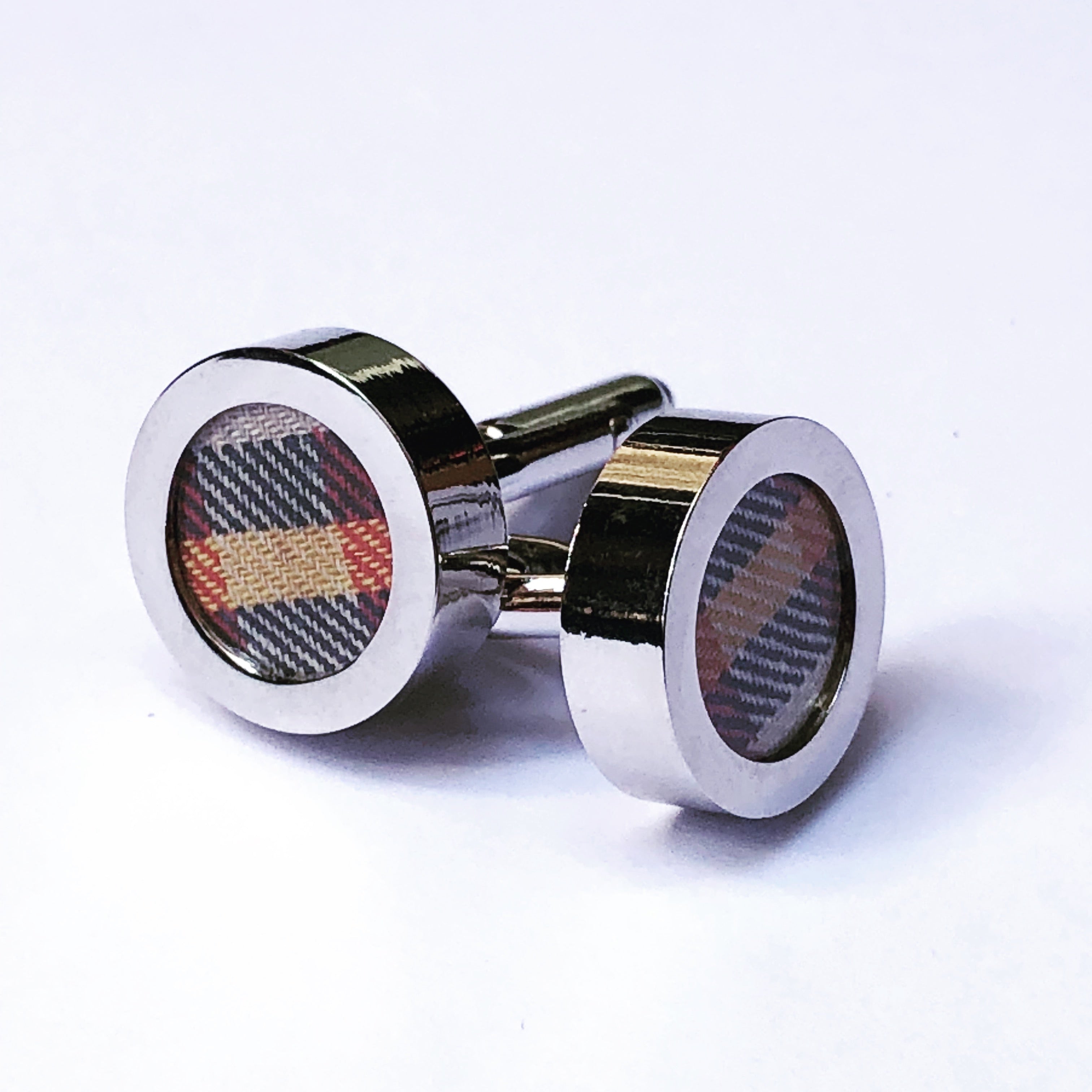 ST DAVID STUDIO Cufflinks tartan