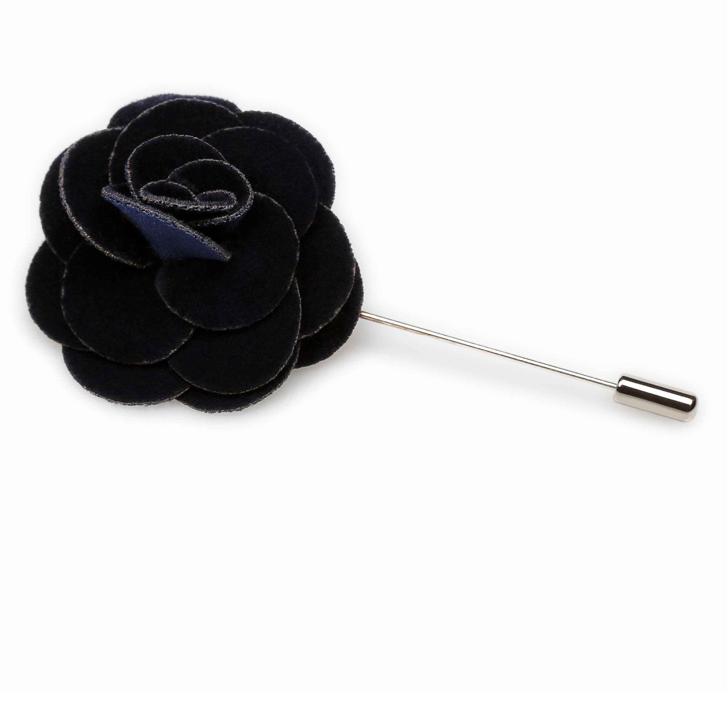 OTAA Velvet Lapel Flower le chiffre blue