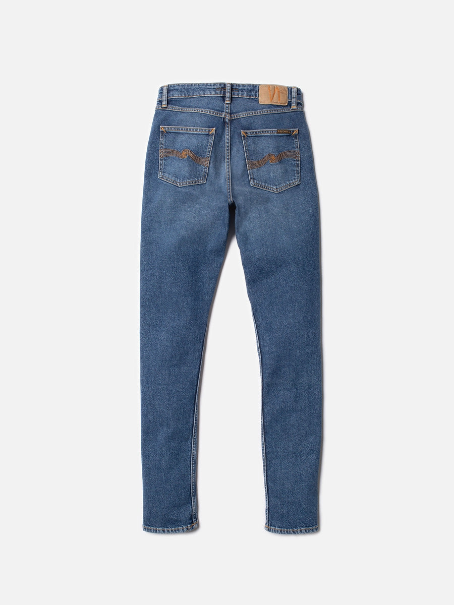 NUDIE JEANS Mellow Mae blue mud