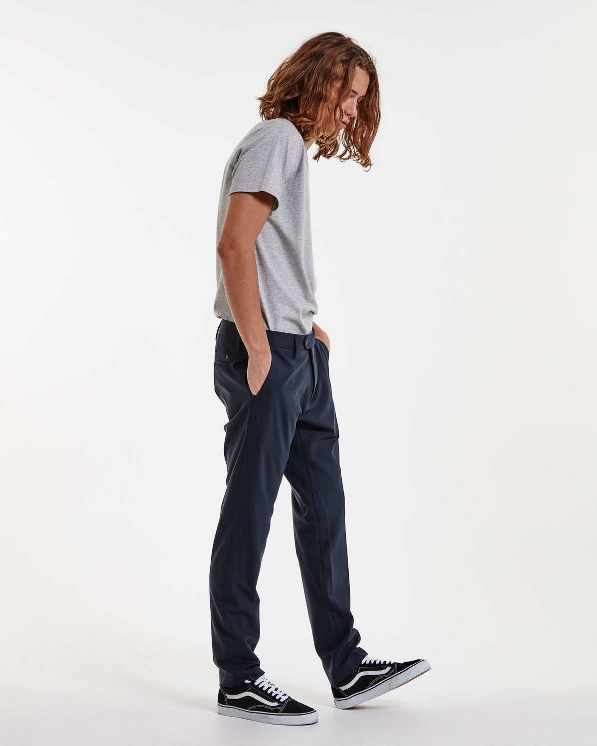 NN07 Pima Plain tee grey