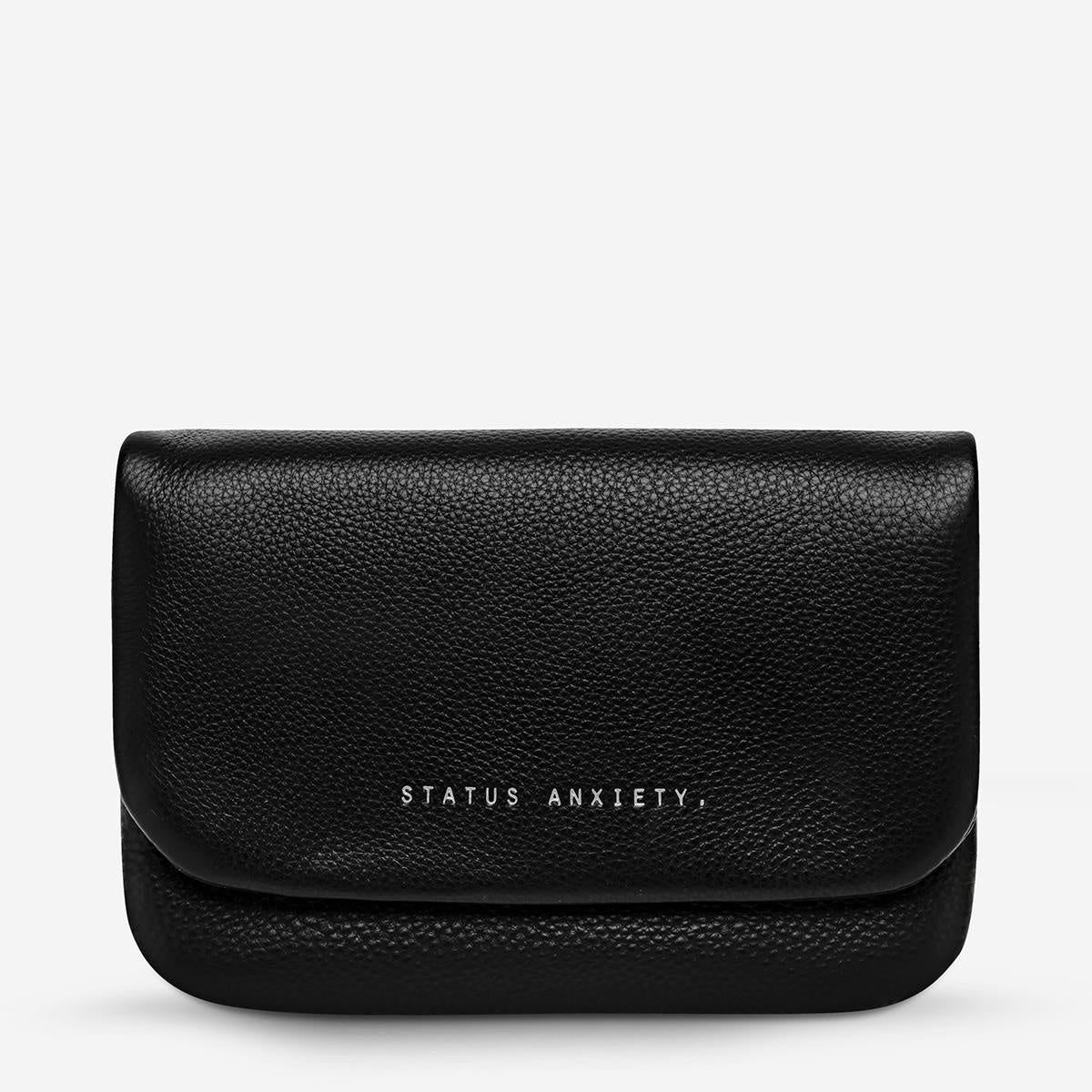 STATUS ANXIETY Impermanent Wallet black
