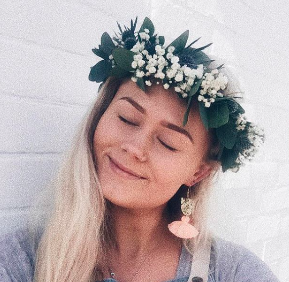 EMELDO DESIGN Annie Earring gold silver with peach