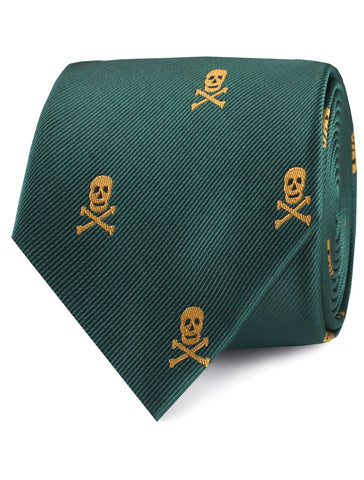 OTAA Skull & Crossbones Green Tie Set