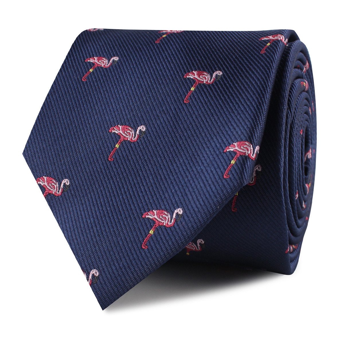 OTAA Navy Flamingo Tie Set