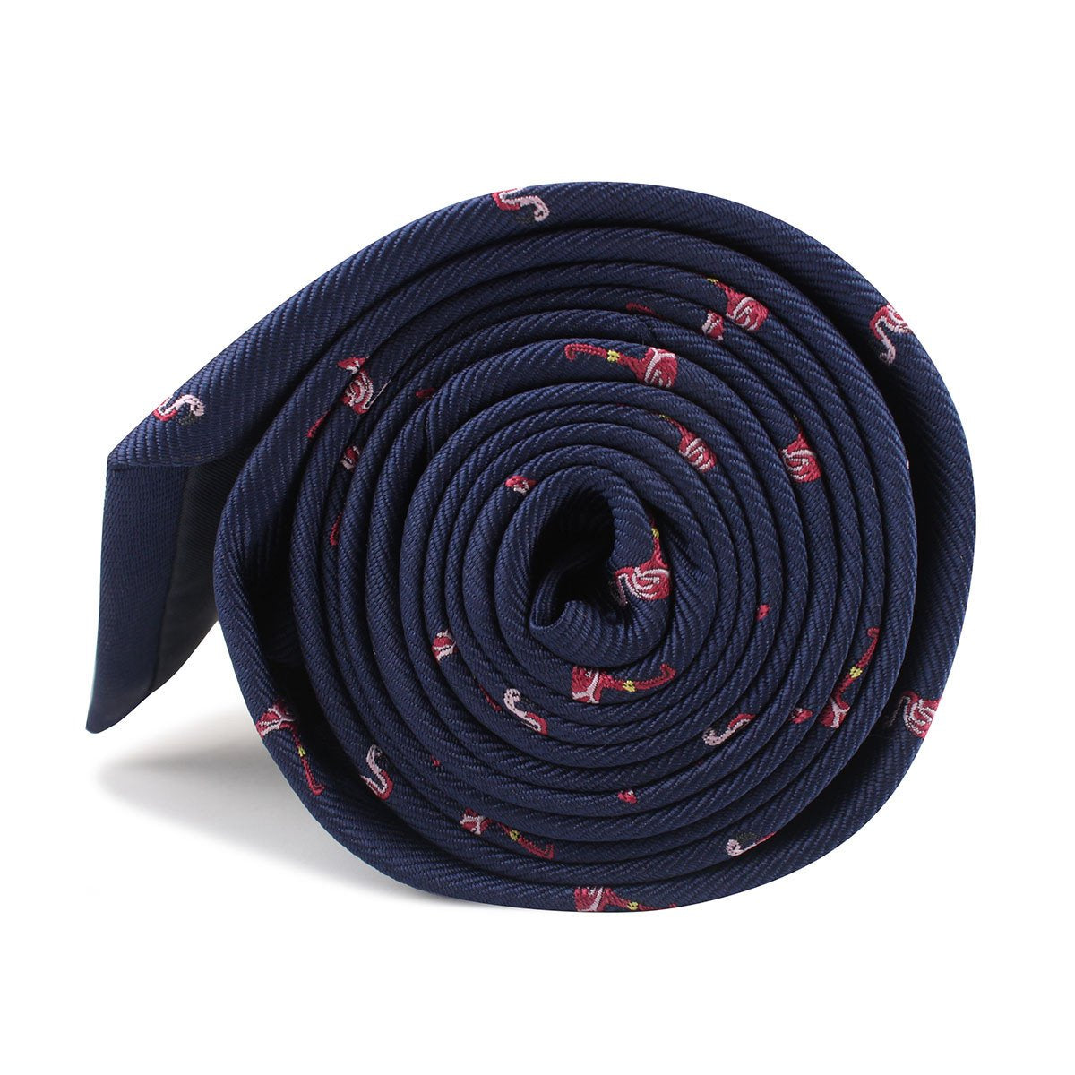 OTAA Navy Flamingo Tie Set