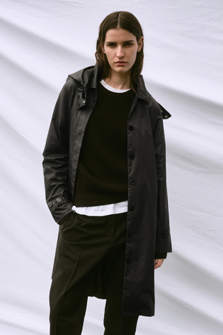 PAQME Everywhere Trench Recycled Raincoat black
