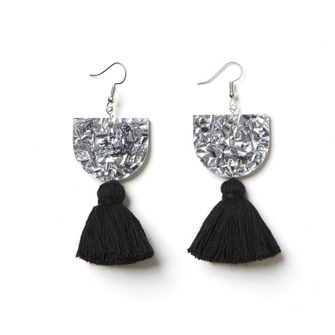 EMELDO DESIGN Annie Earring silver with black