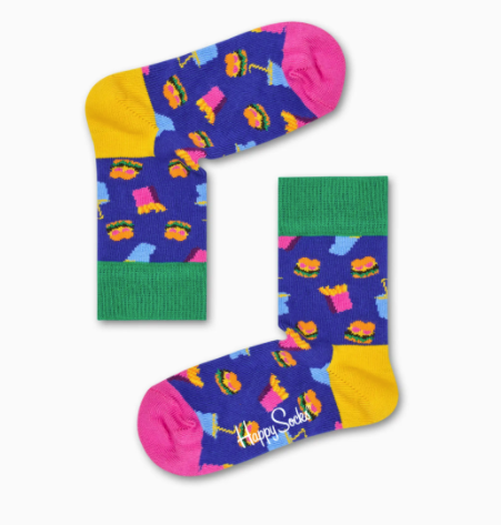 HAPPY SOCKS Kids Hamburgers