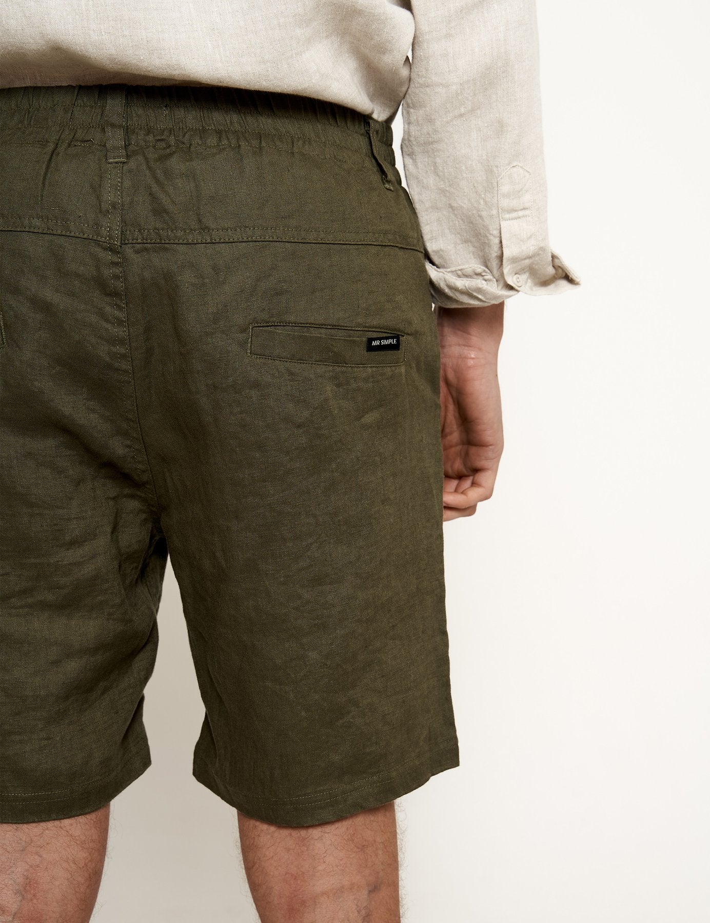MR SIMPLE Tanner Linen Short fatigue