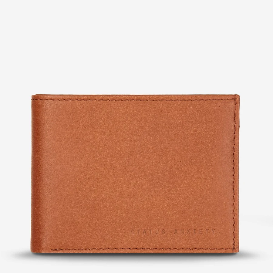 STATUS ANXIETY Noah Wallet camel