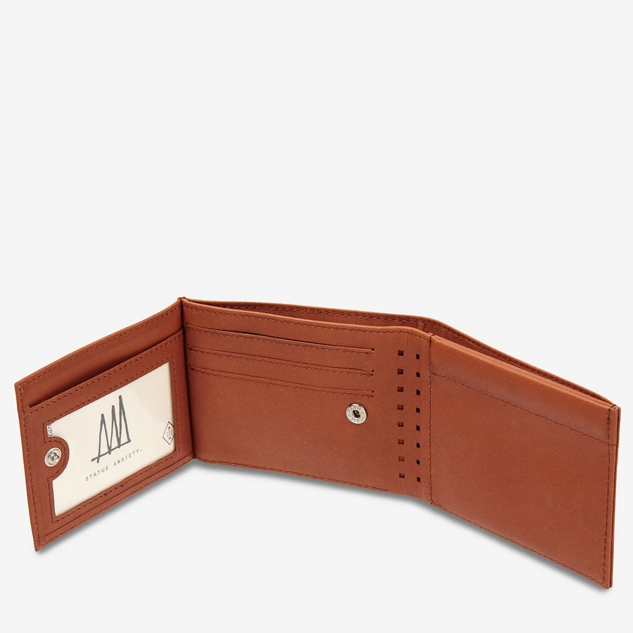STATUS ANXIETY Noah Wallet camel