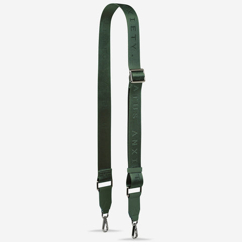 STATUS ANXIETY Without You Webbed Strap Medium green