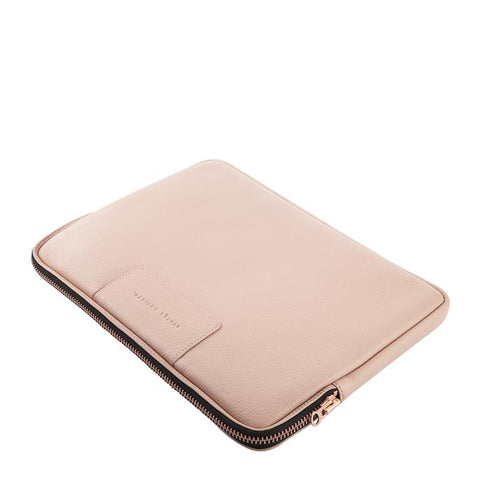 STATUS ANXIETY Before I Leave Laptop Case Dusty Pink
