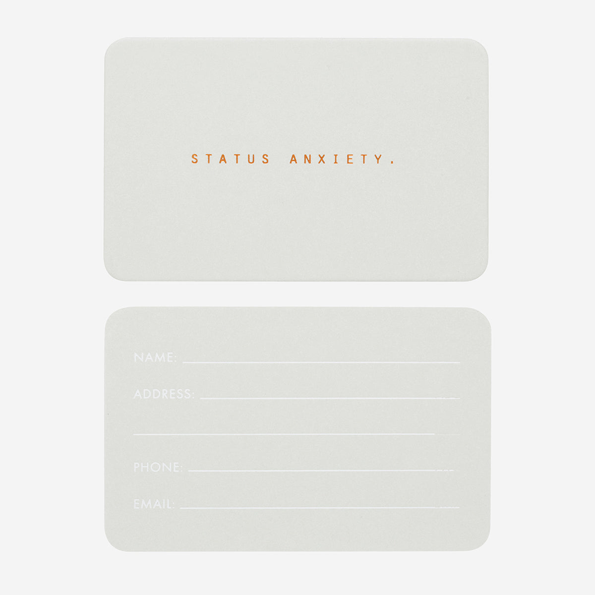 STATUS ANXIETY Found You black