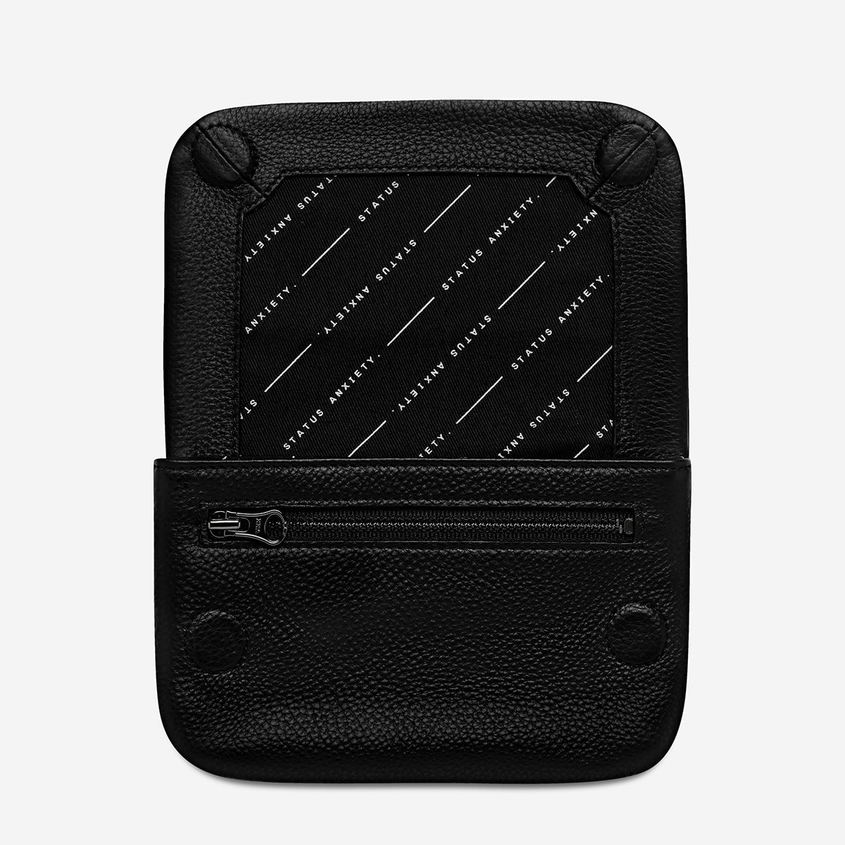 STATUS ANXIETY Impermanent Wallet black