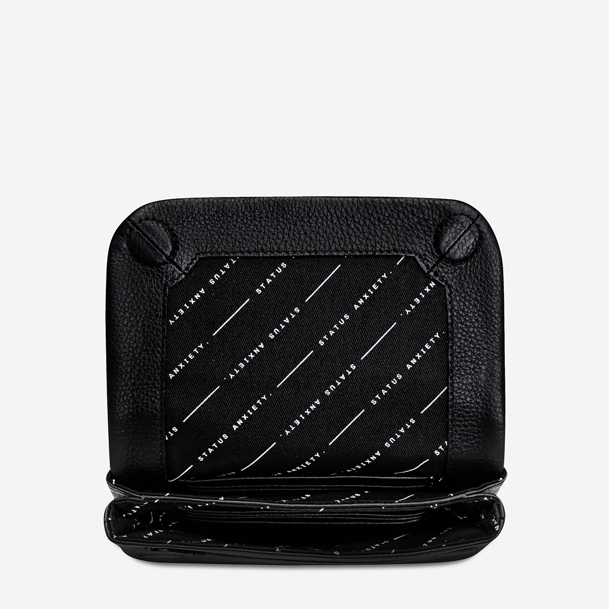STATUS ANXIETY Impermanent Wallet black