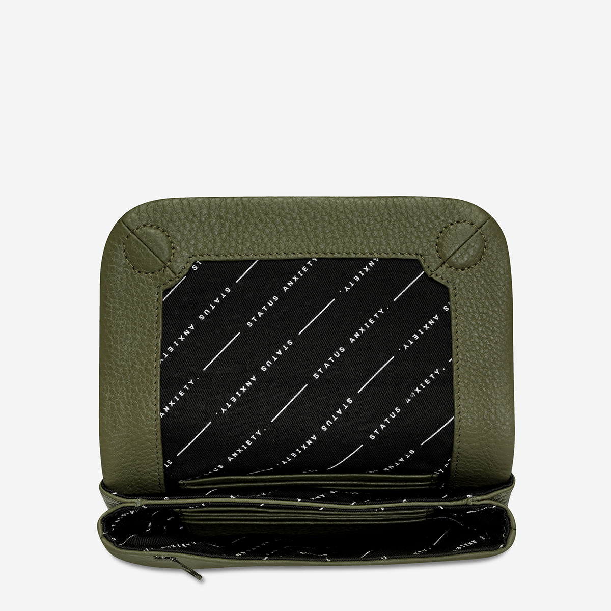 STATUS ANXIETY Impermanent Wallet khaki